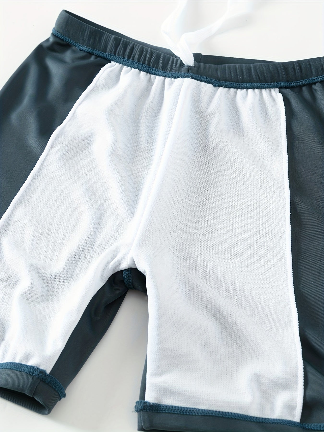 Boy's Swimsuit Long Sleeve Top & Shorts Set Summer Beach Vacation