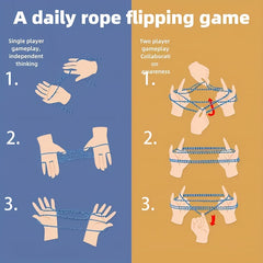 Interactive Rope Games for Kids Educational Toy Fine Motor Skills Outdoor Fun