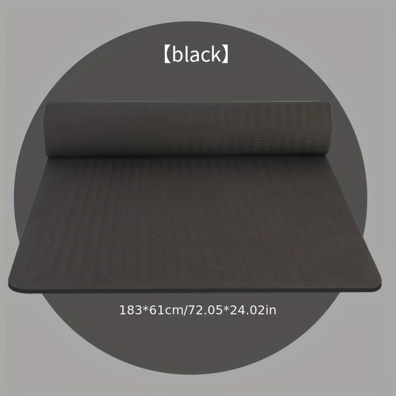 Non Slip TPE Yoga Mat for Home Workouts