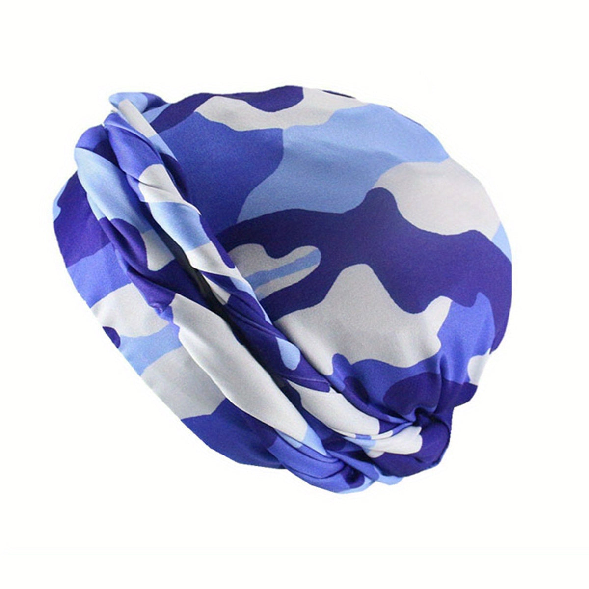 Men's Stretch Print Braid Turban Cap