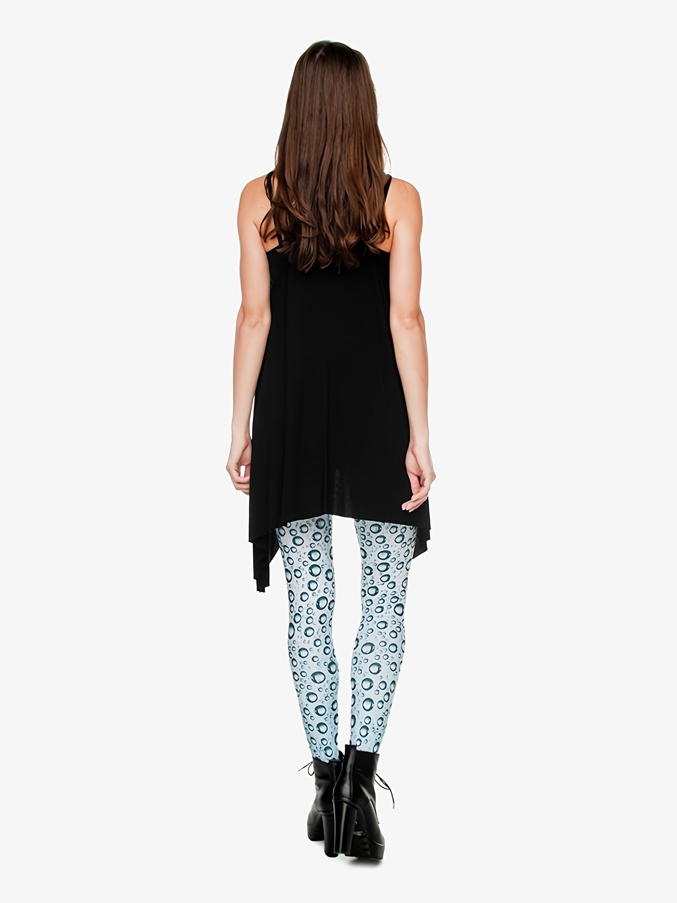 Polka Dots High Waist Skinny Leggings All Seasons Women's Clothing