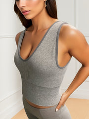 Wireless Sports Bra Breathable Running Workout Tank