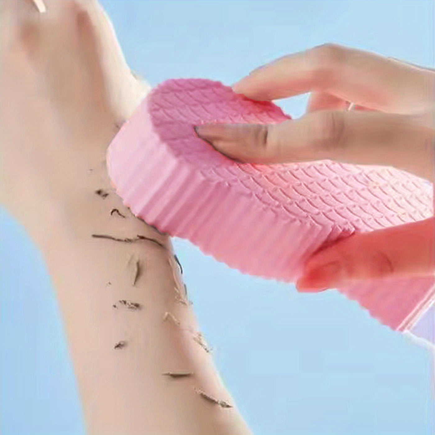 Exfoliating Body Scrubber Sponge for Bath Cleaning Shower Brush