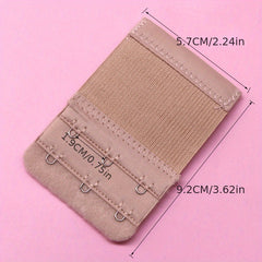 3Pcs Hooks Bra Strap Extenders Adjustable Band For Braless Look