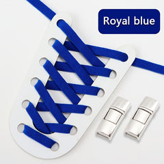 2pcs No Tie Shoelaces With Buckle Easy Tie For Kids & Adults