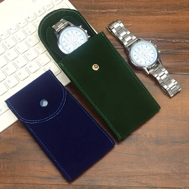 Velvet Snap Watch Bag Flannel Bag Packaging Bag