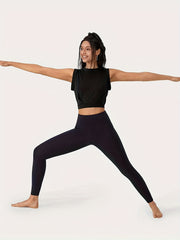 Yoga Sleeveless Crop Top Casual Running Sports Tank Top