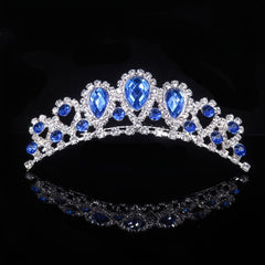Crystal Queen Crown Birthday Tiara Prom Quinceanera Rhinestone Wedding