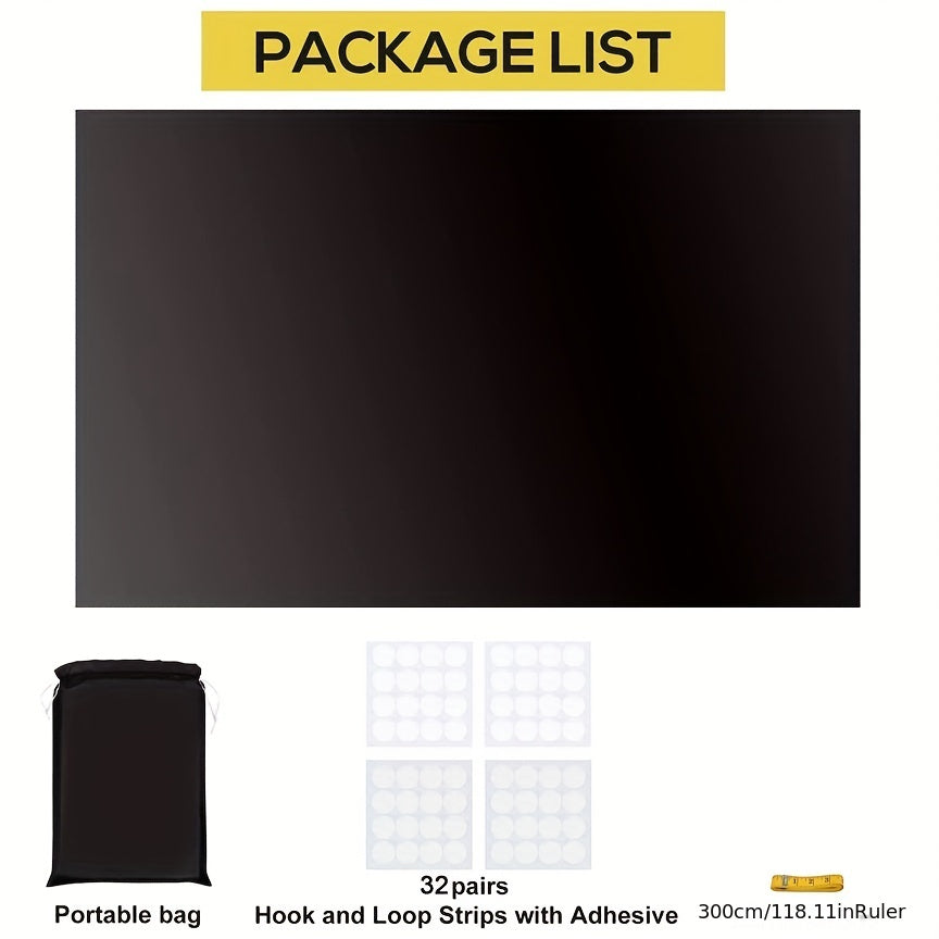 DIY Portable Travel Blackout Curtain - Home Decor