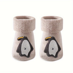 Baby Boy's Cartoon Animal Pattern Non-slip Sports Socks