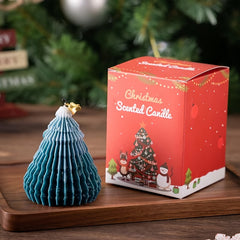 Christmas Tree Aromatherapy Candle Cedar Decorated Long Lasting Aromatherapy