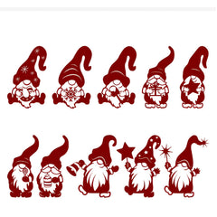 Christmas Santa Claus Die Cuts Snowflake Santa Cutting Dies DIY Scrapbooking
