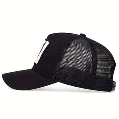 Men's Wolf Pattern Baseball Cap Adjustable Hat Spring Autumn Summer