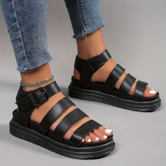 Women's Platform Sandals Casual Summer Shoes Comfortable Open Toe Sandals