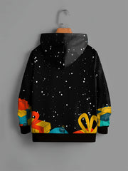 Christmas Cowboy Kid's Hoodie Unisex Pullover Long Sleeve Top