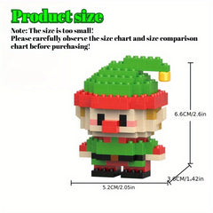 Mini Christmas Building Blocks Santa Elves Snowmen Train Characters