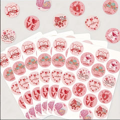 72pcs Party Decoration Sticker Gift Seal Envelope Seal