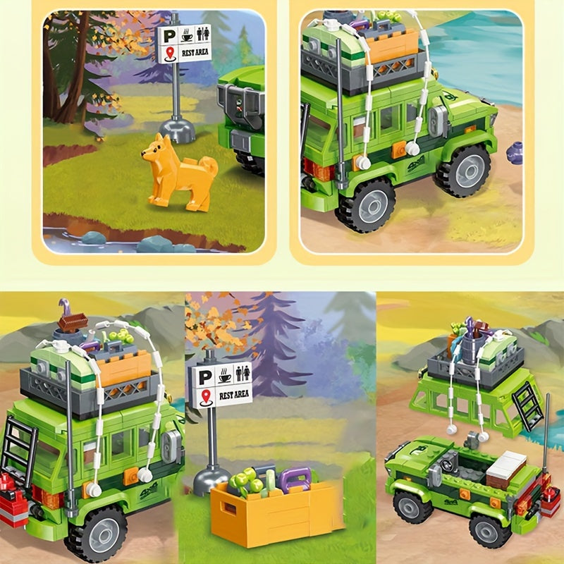 RV Travel Building Blocks Holiday Educational Toys