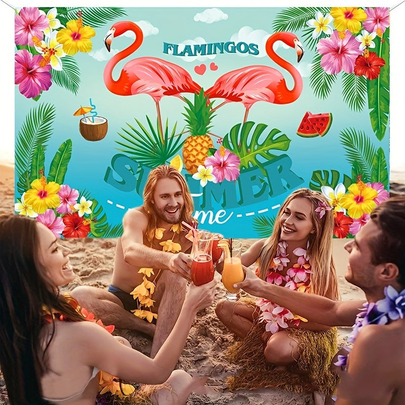 Flamingo Party Decorations Banner Outdoor Activity Party Decoration