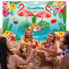 Flamingo Party Decorations Banner Outdoor Activity Party Decoration