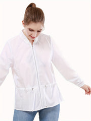 Women's Sun Protection Hoodie with Elastic Cuffs