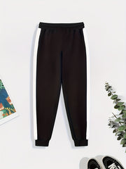 Anchor Pattern Men's Pants Stretch Trousers