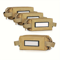 4pcs Ammo Pouch Carrier Bag Set w/ ID Patches, Soft Case Range Gear