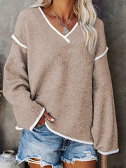 Women's Plus Casual Sweater Loose Pullover Jumper