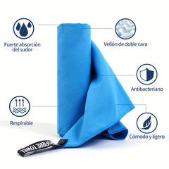 Microfiber Quick Drying Towel for Outdoor Sports with Hanging Rope