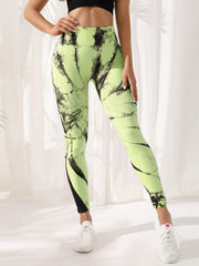 Tie Dye High Waist Yoga Pants Quick Dry Leggings Women's Activewear