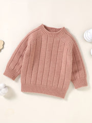 Toddler Baby Sweater Comfy Seamless Pullover Top