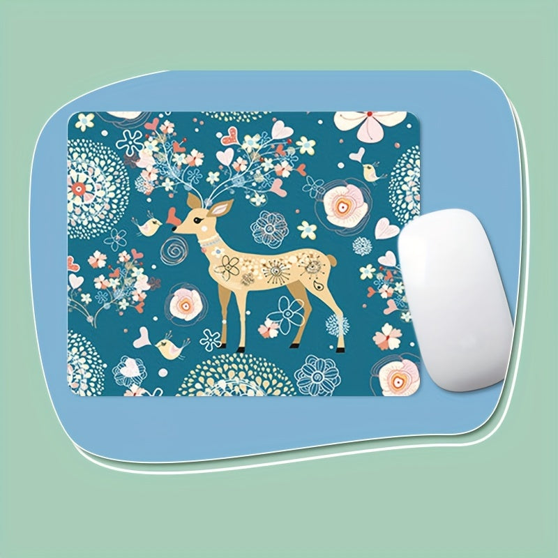 Deer And Love Mouse Pad Christmas Gift