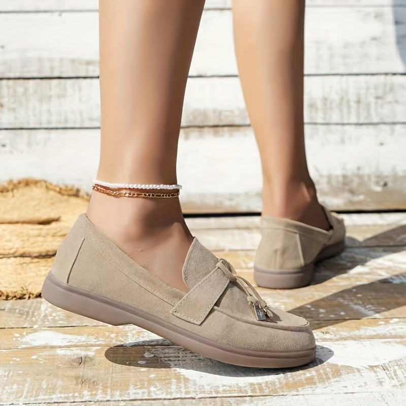 Women's Soft Sole Slip On Loafers Casual Walking Shoes