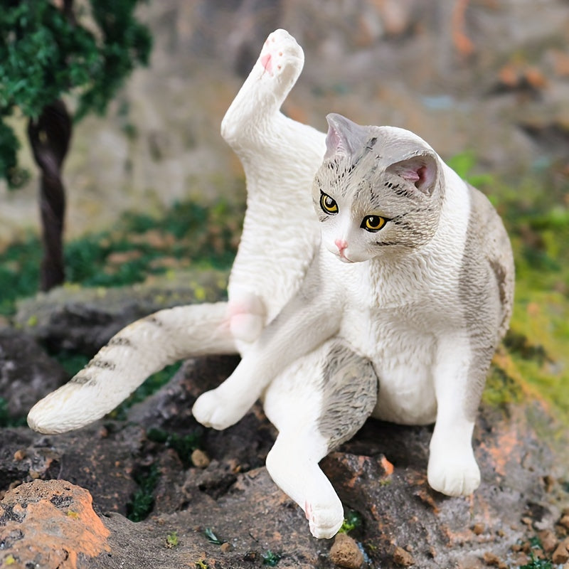 Cat Doll Toys Lift Legs Cat Doll Pet Kitten Toys Desktop Decoration