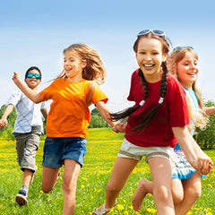 Boy's Folding Cartoon Sunglasses for Outdoor Activities