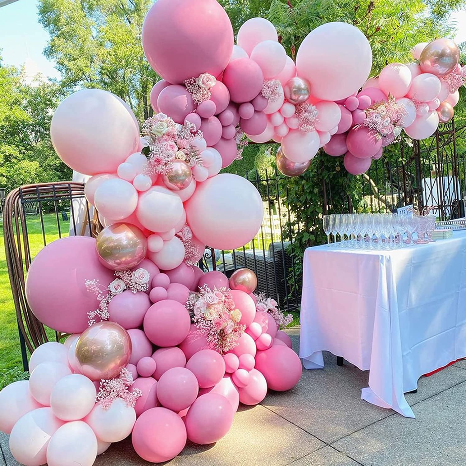 120pcs Latex Balloon Garland Arch Set For Party Decoration