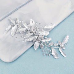 Bridal Faux Pearl Hairpin Headdress Side Clip