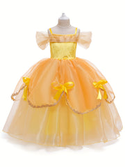 Girl's Fairy Tale Character Cosplay Costume Mesh Dress