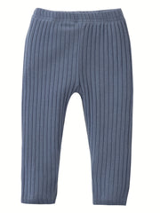 5pcs Unisex Baby Ribbed Knit Leggings