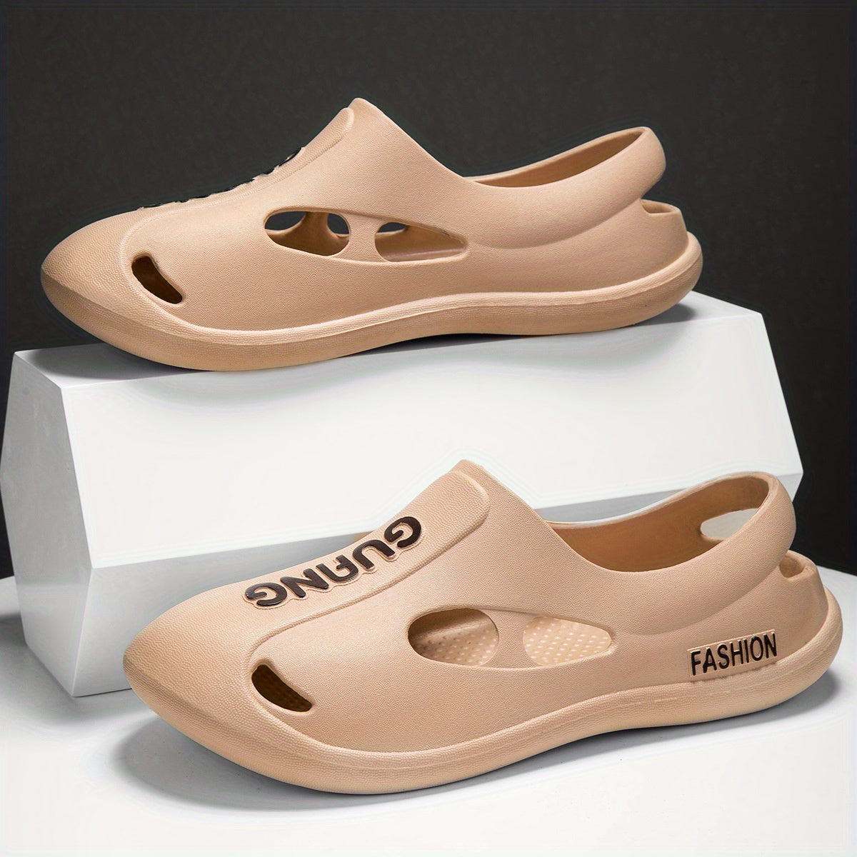Men's PVC Sandals Casual Non Slip Shoes Water Shoes