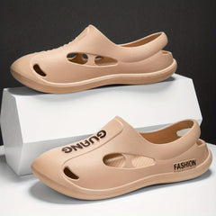 Men's PVC Sandals Casual Non Slip Shoes Water Shoes