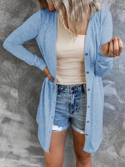Casual Cardigan Women's Button Up Long Sleeve Cardigan