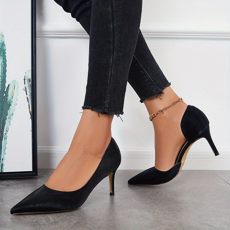 Women's High Heel Slip On Stiletto Pumps