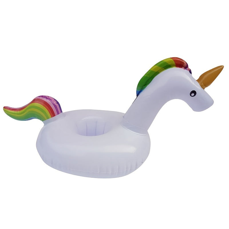 2pcs Inflatable Flamingo Watermelon Lemon Cup Holder
