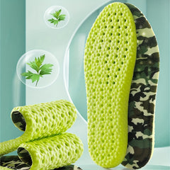 Sports Shock Absorption Insoles High Elastic Running Sneaker Insoles