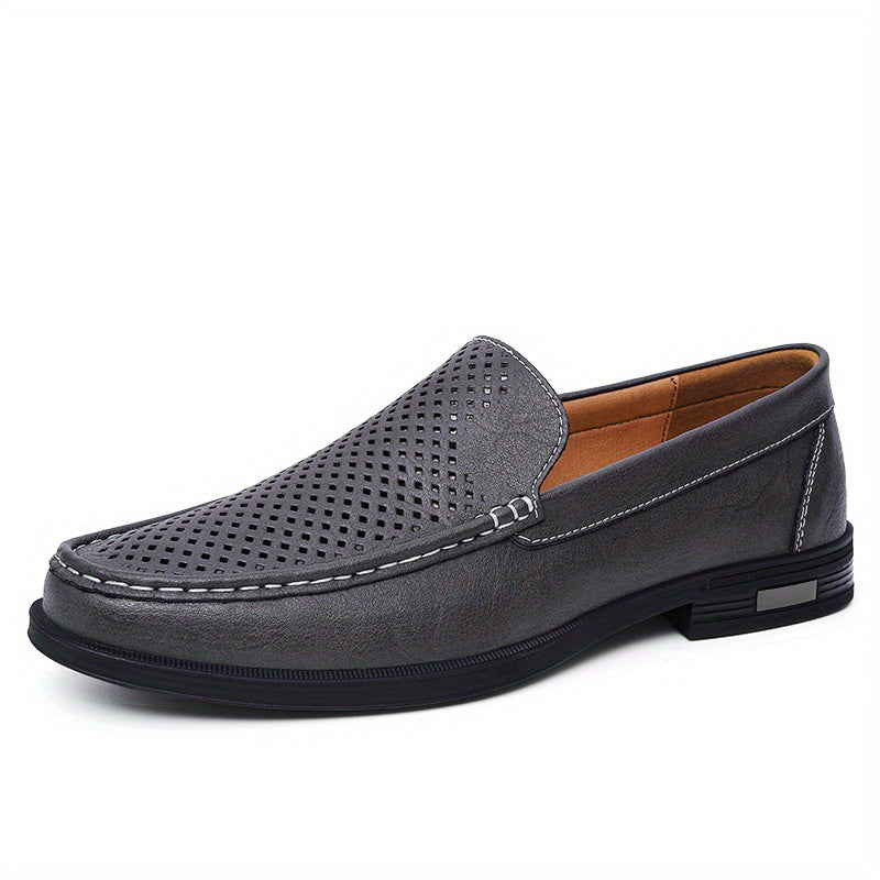 Men's PU Loafers Comfy Driving Shoes Soft Sole