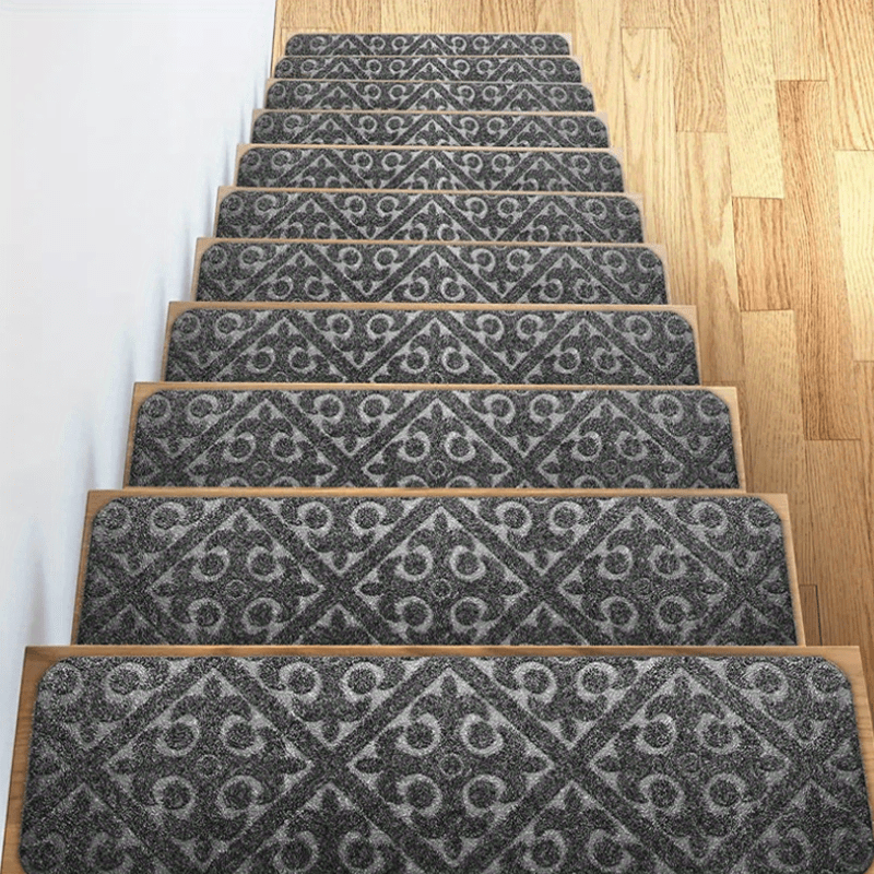 Non Slip Carpet Stair Treads 8x30 - Anti Slip Grip for Elders and Dogs