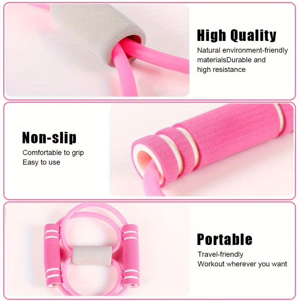 8-Shaped Yoga Resistance Rope & Yoga Ring Fitness Stretcher