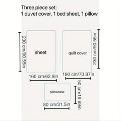 Disposable Non-woven Sheet Quilt Cover Pillowcase Set