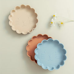 Lion Silicone Baby Plate for 0-24 Months